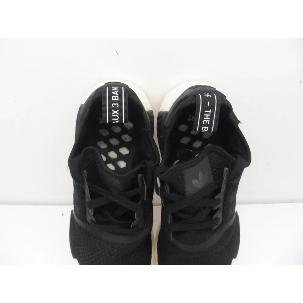 Adidas Men's La Marque Aux 3 Bandes Athletic Running Shoe Black/White Size 8M - Picture 5 of 8